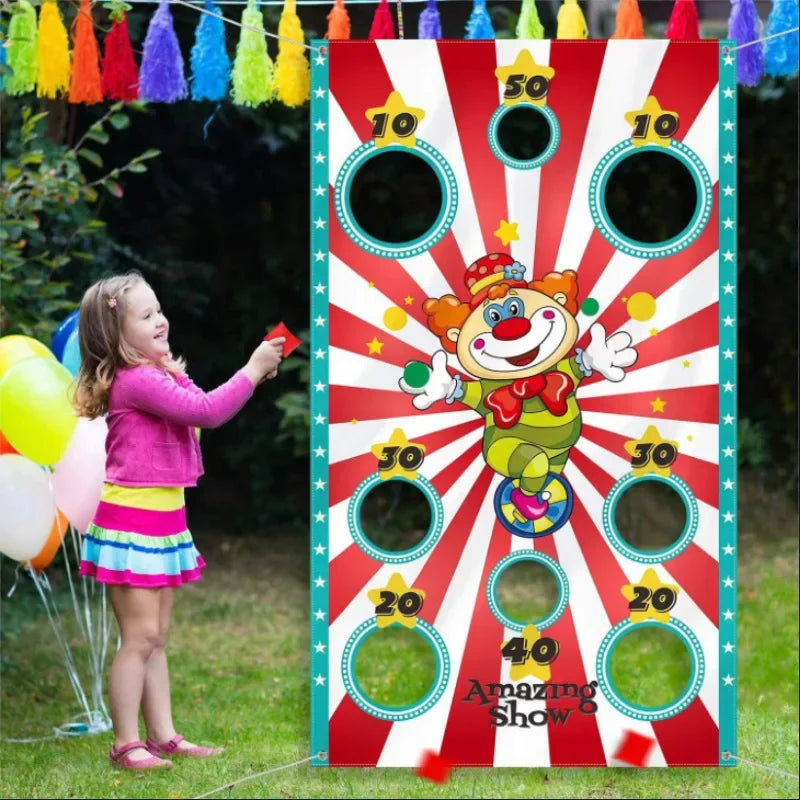 Interactive Christmas Bean Bag Toss Game with Safe Throwing Bags - ToylandEU