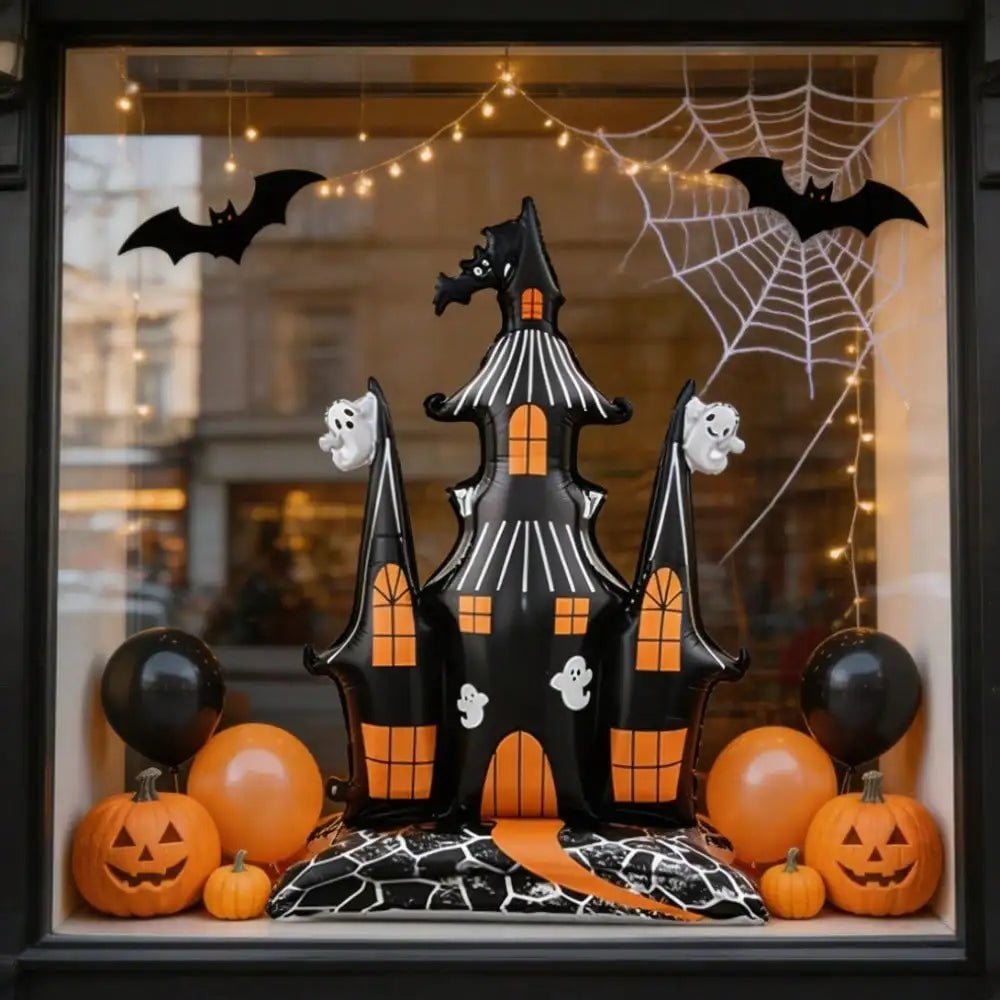 Castle Foil Balloon | 59 Inch Height | Halloween Design | Party Decor