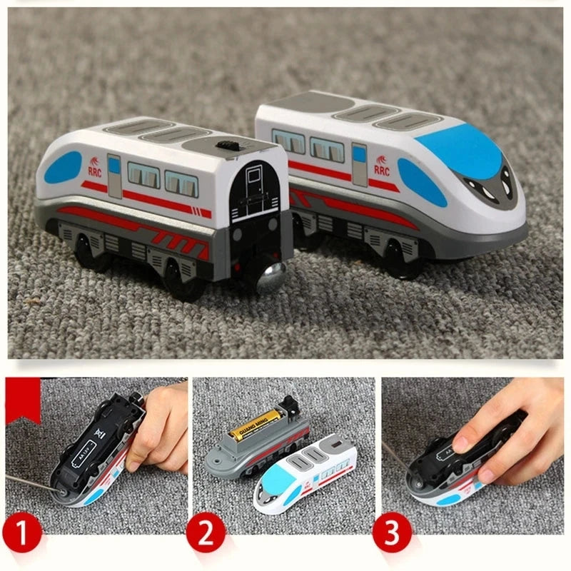 Magnetic RC Electric Train Set with Diecast Slot Toy - ToylandEU