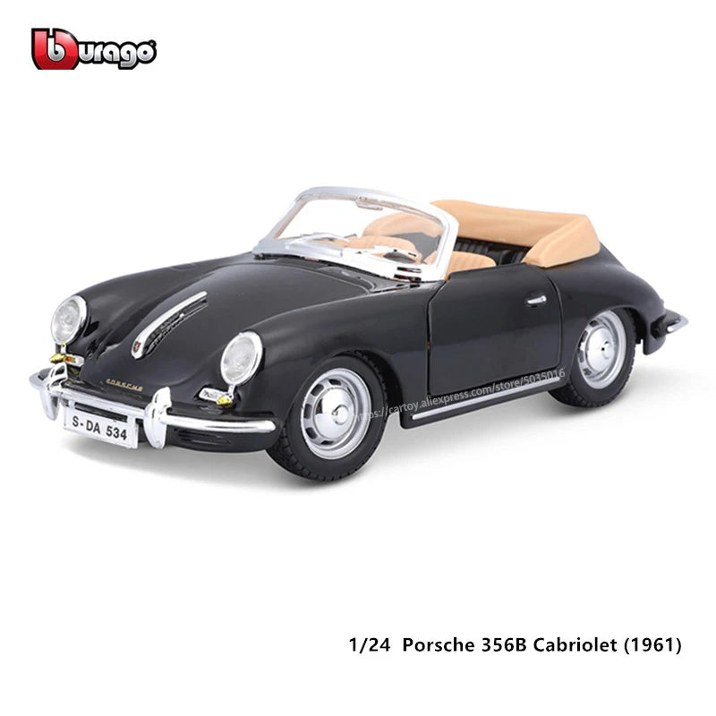 Diecast Car Model | Porsche 356B Coupe 1961 | 1:24 Scale | Alloy