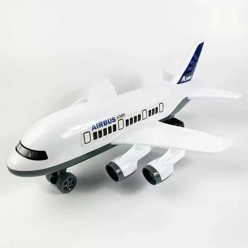 Large Size Boys A380 Airplane Model Simulation Inertia Track - ToylandEU
