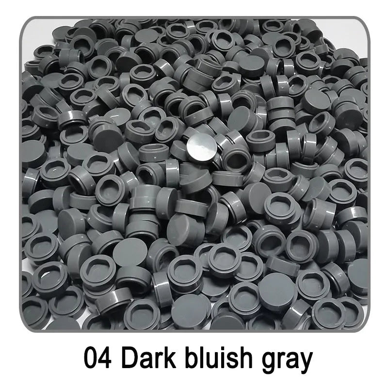 Small Particle Bricks | 1x1 Round Tiles | Compatible With Lego | MOC Builders