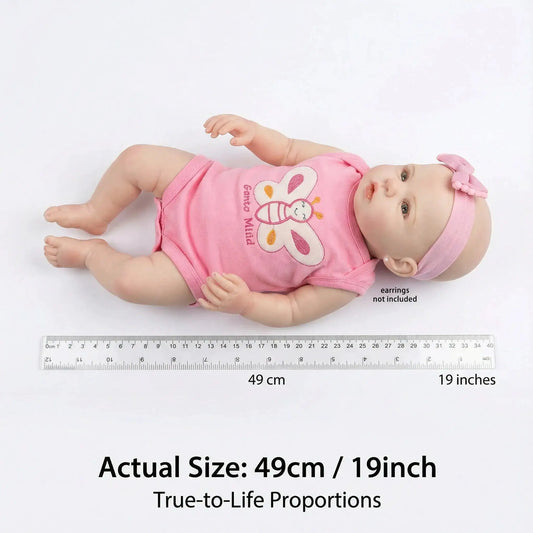 Soft Vinyl Reborn Doll 19 Inch Full Body Abigail Gift - ToylandEU