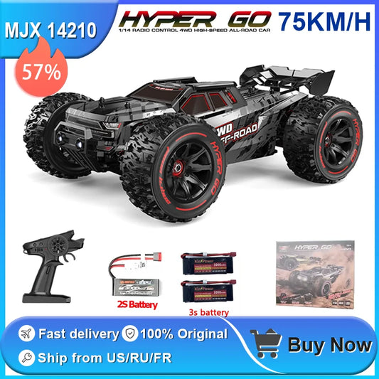 MJX 14209 14210: 1/14 Scale 4WD Brushless RC Drift Truck for Kids