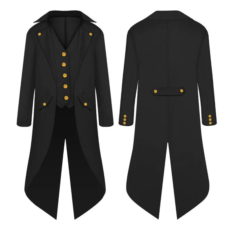 Gothic Cotton Tailcoat | Cosplay Ready | Toylandeu™