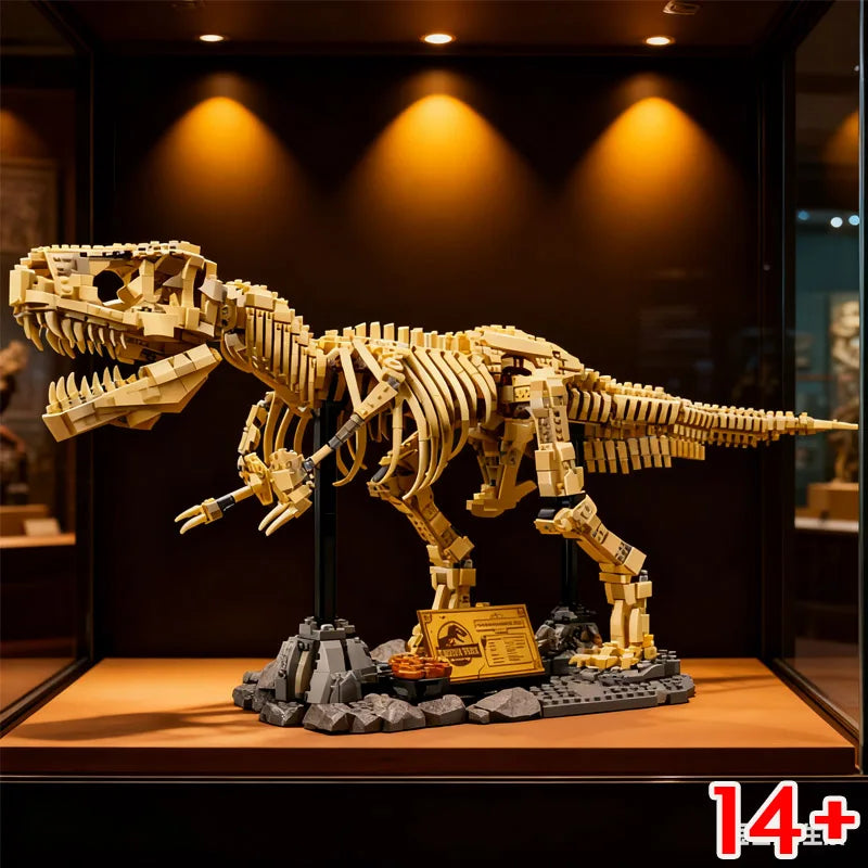 Dinosaur Building Block Set | 3145 Pieces | T-Rex Skeleton | Ages 14 and Up