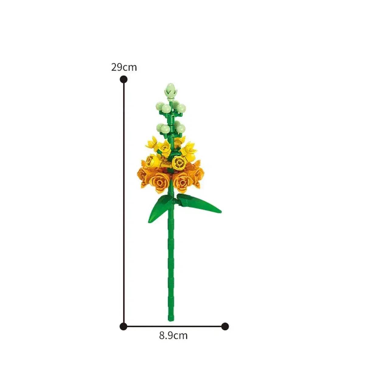 Eternal Block Flower Assembly Bouquet Desktop Decoration Toy - ToylandEU