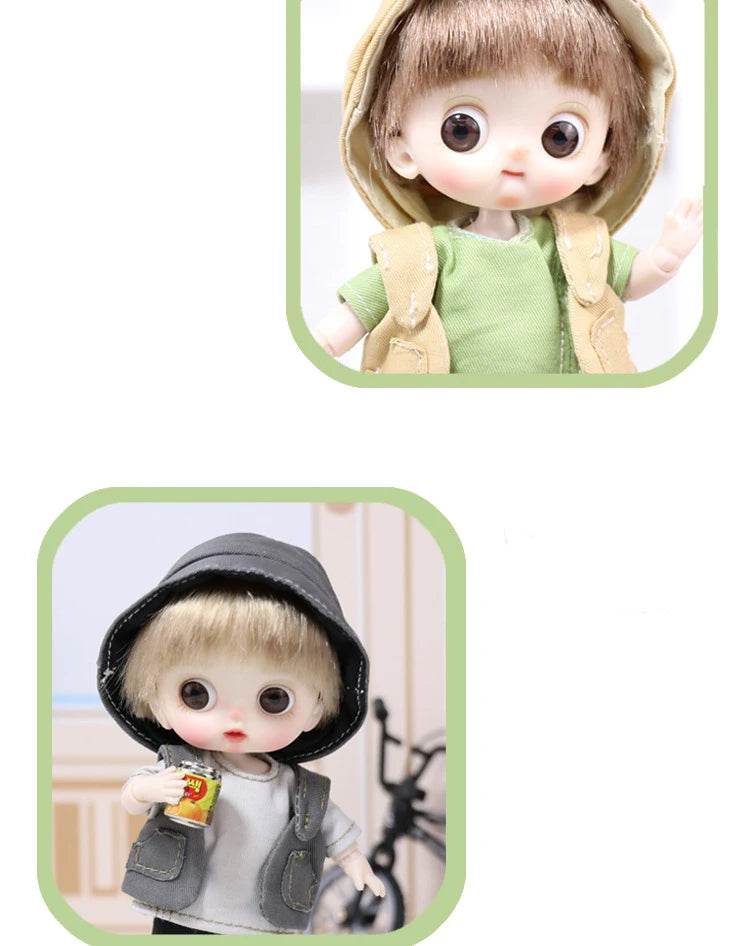 Ob11 Bjd Doll Boy Pig Face Piggy Ball-jointed Mini Doll Gift - ToylandEU