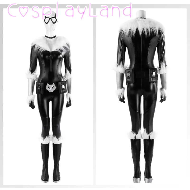 Cat Cosplay Costume For Women With Belt Custom Made