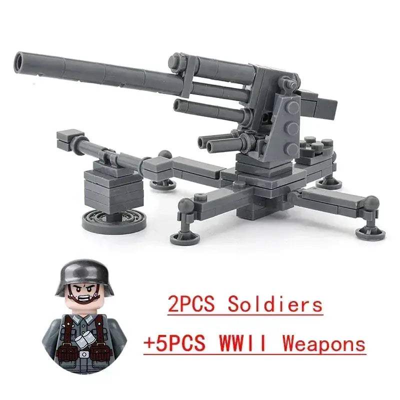 Lego Compatible Military Building Blocks Set With Weapons - ToylandEU