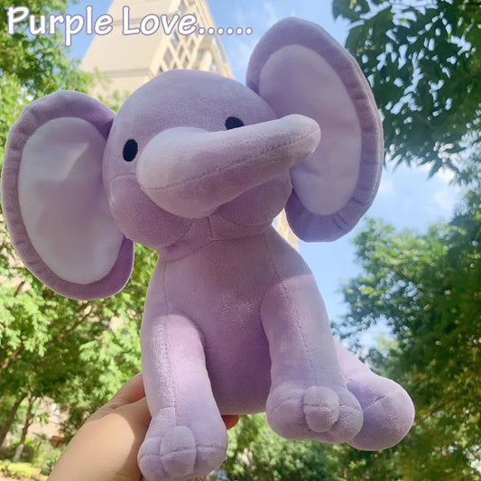 Cute White Elephant Plush Toy for Kids - ToylandEU
