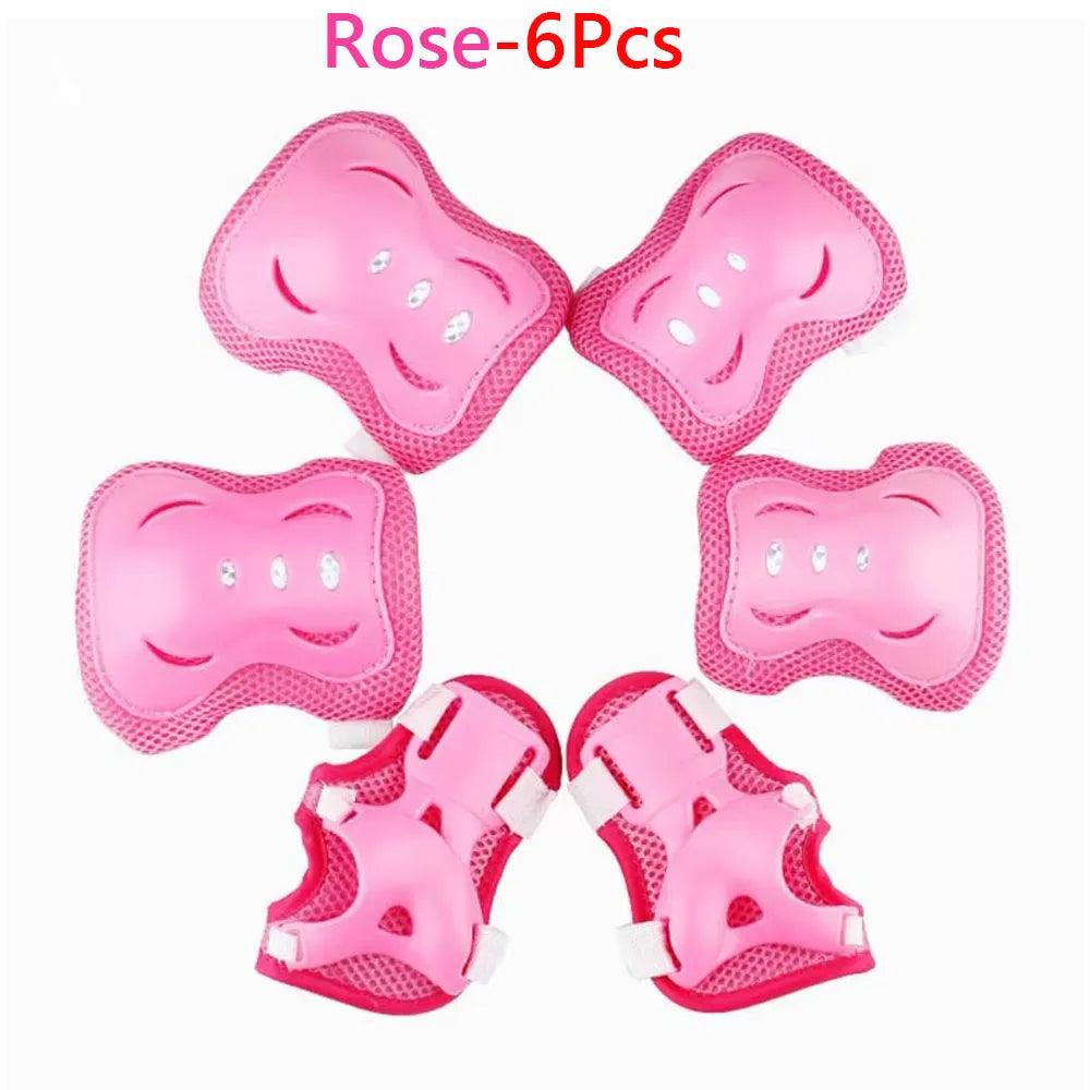 Youth Knee Elbow Pads | Soft Knit 6 Piece | Toylandeu™