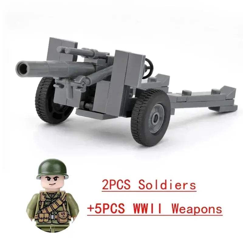 Lego Compatible Military Building Blocks Set With Weapons - ToylandEU