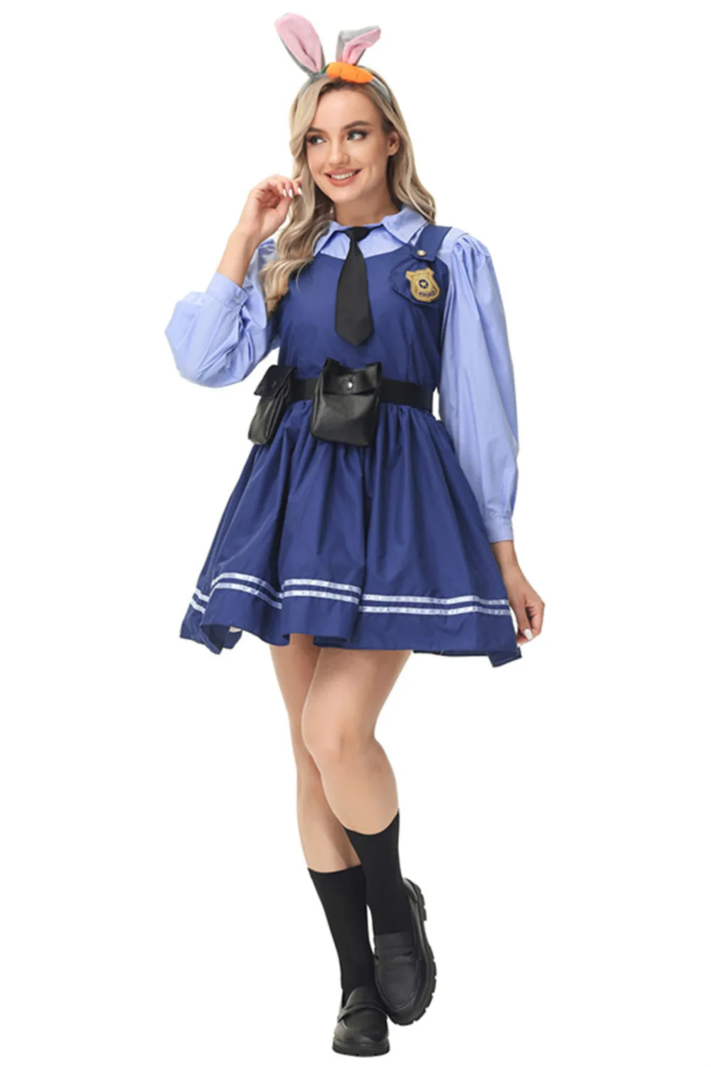 Adorable Judy Hopps Cosplay Costume Set for Girls - Adventure Awaits!