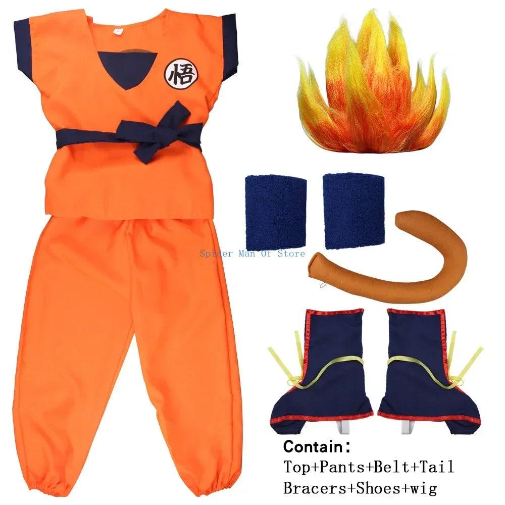 Goku Cosplay Costume | Blue Gold Outfit | Toylandeu™