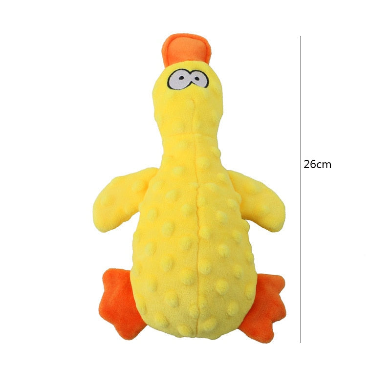 Adorable Squeaky Duck Plush Dog Toy with Chew Rope - Pet Accessories Toyland EU Toyland EU