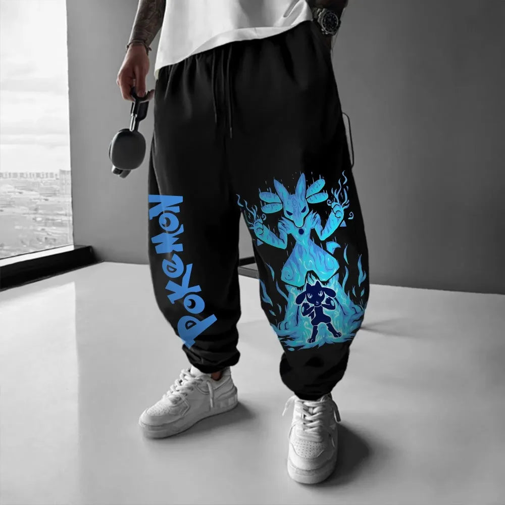 Sweatpants | Pokémon Printed | Unisex Loose Fit | Standard Sizes
