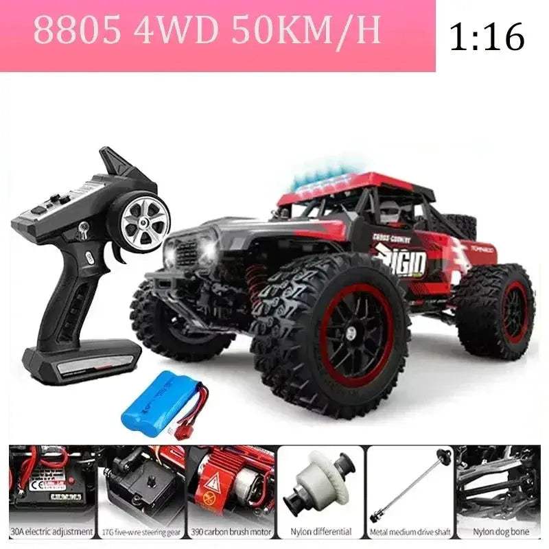 High Speed RC Car With Brushless Motor And Led Lights - ToylandEU