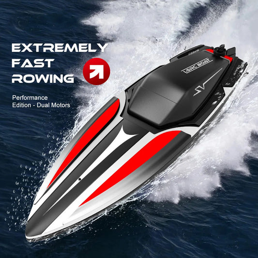 RC High-Speed Racing Boat with 2.4G Airship Water Toy
