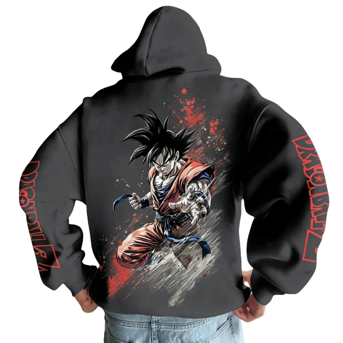 Dragon Ball Anime Hoodie | Son Goku Graphic | Loose Fit Cut | Adult Unisex