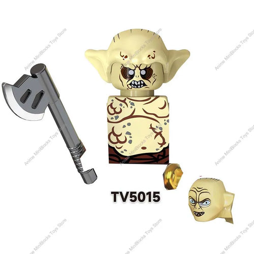 TV6403 Lord Rings Movies Bricks Dolls Goblin Ringwraith Sauron Frodo ToylandEU.com Toyland EU