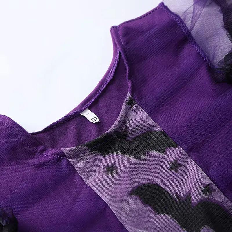 Girls Bat Dress | Purple Wings | Toylandeu™