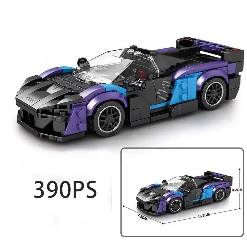 Speed Series Racing Sports Vehiclea Technique Car Supercar Building Blocks Set Bricks Classic MOC Model Toys For Kids - ToylandEU