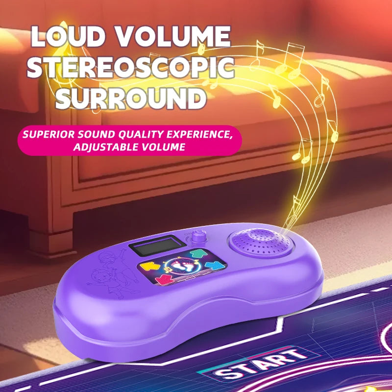 Kids Dance Mat With Bluetooth Lights Educational Toy