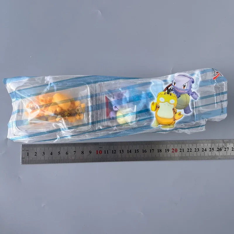 Pokemon Building Blocks Set | 6 Piece Set | Movable Figures | ABS Plastic