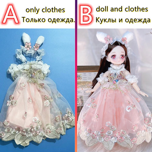 Anime Face Doll and Fashion Princess 1/6 Replacement Clothes Set ToylandEU.com Toyland EU