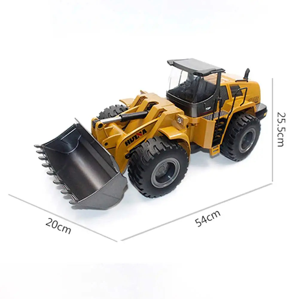 1583 22-Channel Alloy Remote Control Bulldozer 2.4G - ToylandEU