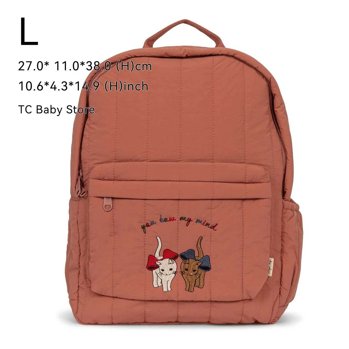 Premium Cotton Kids Backpack Unisex School Bag With Zipper Closure For Boys And Girls Kindergarten Travel - ToylandEU