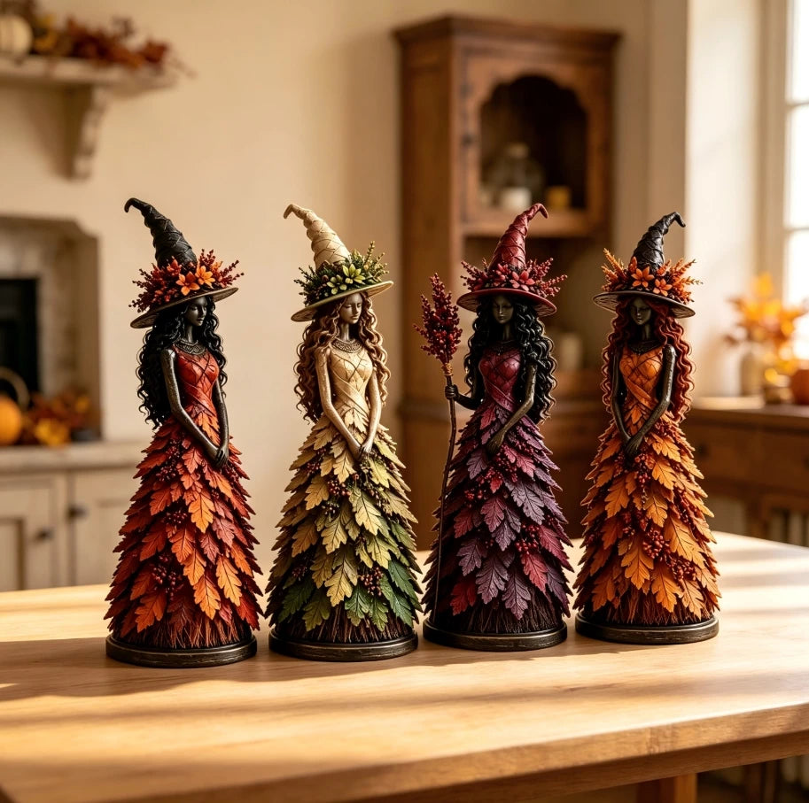 Witch Figurine | 15 Cm Resin | Halloween Decor | Dark Fantasy Ornament