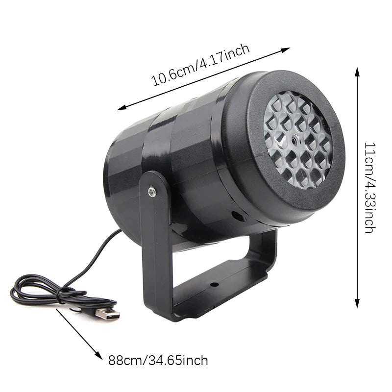 Halloween LED Projector | Rotatable Head | Ghost Pumpkin Themes | Indoor Decor