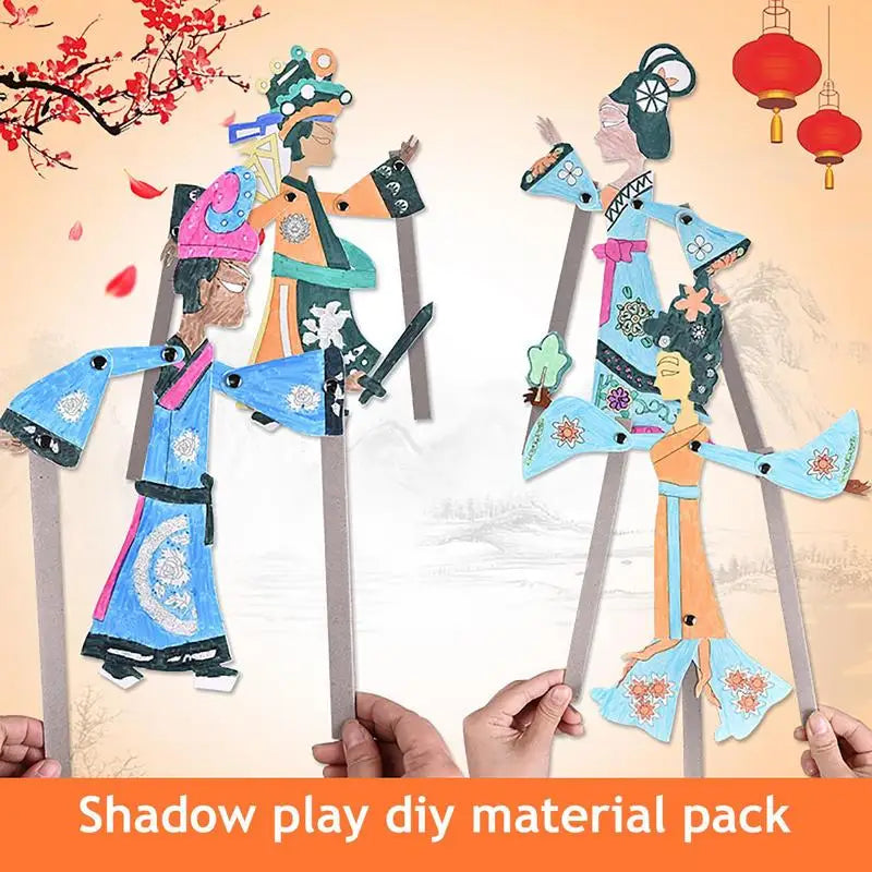 Traditional Chinese Shadow Puppet Theatre DIY Kit