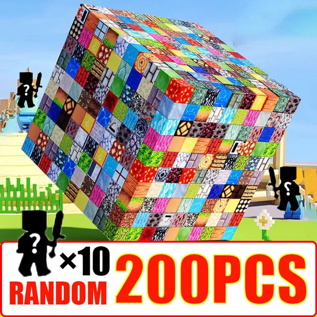 Magnetic Building Blocks Set | 10-500 Pieces | STEM Montessori Toy | World Model