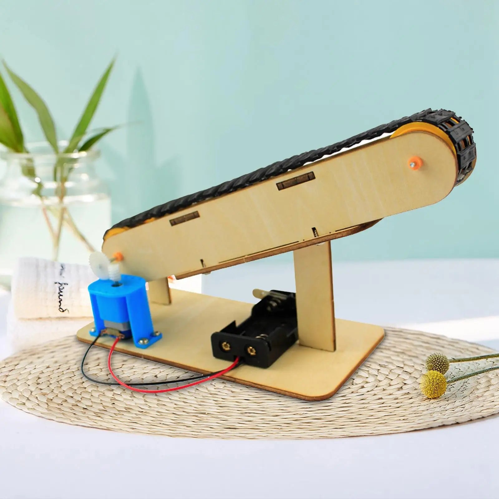 Intelligent Science Experiment Conveyor Belt DIY Toy Kit - ToylandEU