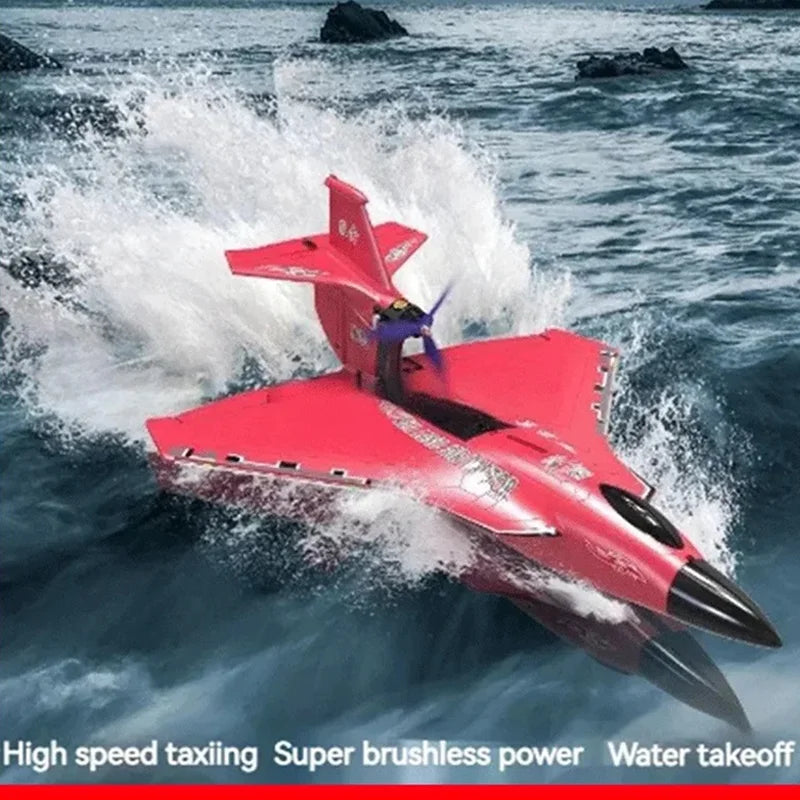 RC Lightweight and Crash-Resistant Raptor H650 All-Terrain Remote-Controlled Aircraft for Water, Land, and Air Fun