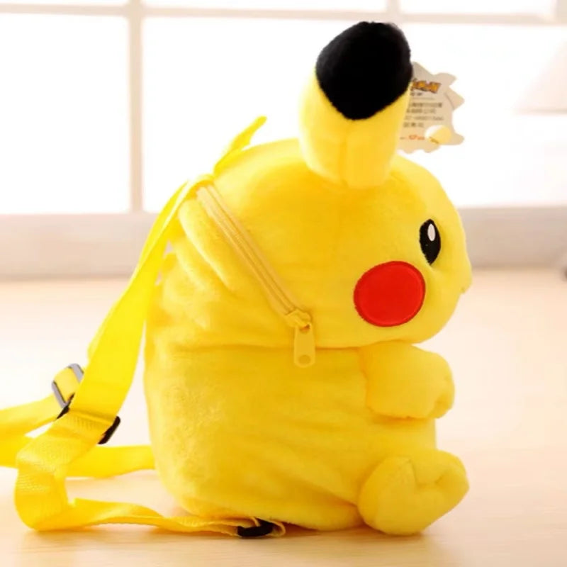 Cute Pikachu Plush Backpack - Adorable Anime Schoolbag for Fans & Kids