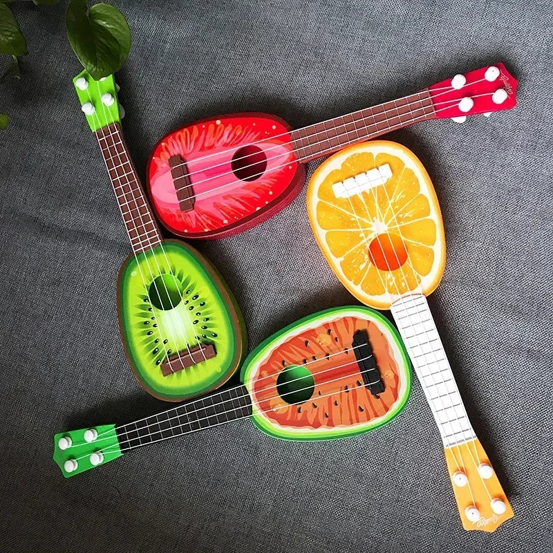 Fruit Style 4 String Playable Music Toy Simulation Guitar Ukulele for Children - ToylandEU