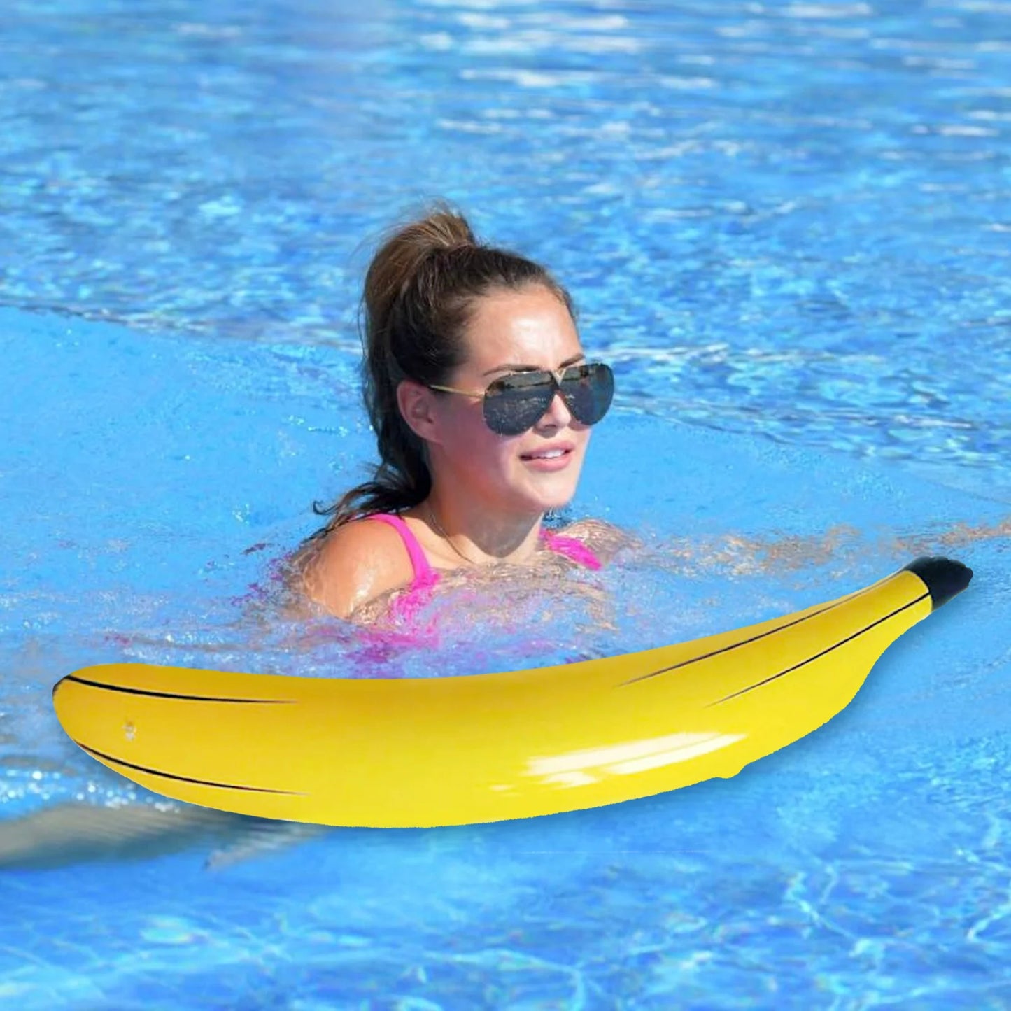 Inflatable Giant Banana Pool Toy - Perfect for Summer Fun & Parties