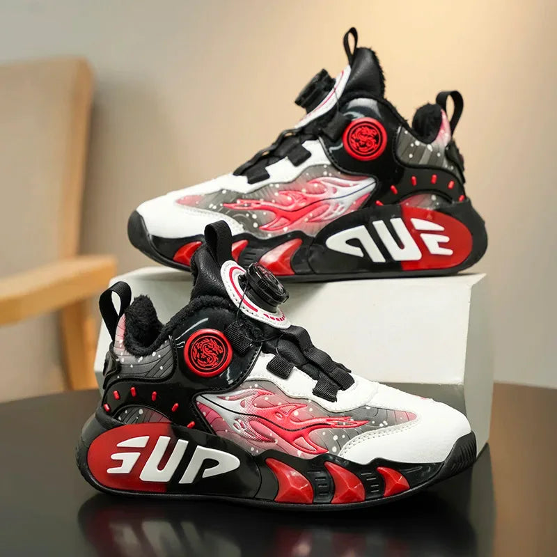 Winter Warm Kids Sneakers Waterproof Anti Slip Shoes - ToylandEU