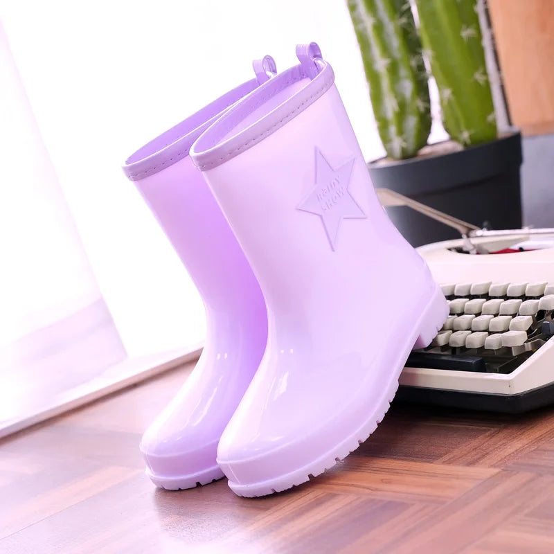 Kids Rain Boots | Waterproof Non Slip | Lightweight Eva | Youth Sizes 27 To 40