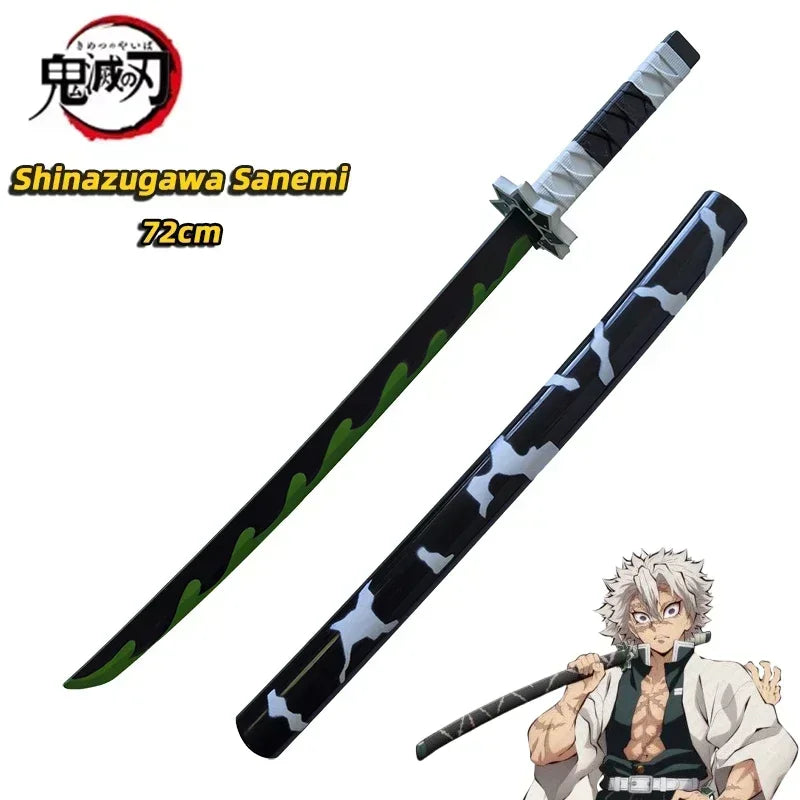 Demon Slayer Katana Sword | 72 Cm Full Length | Eva Foam Material | Anime Prop