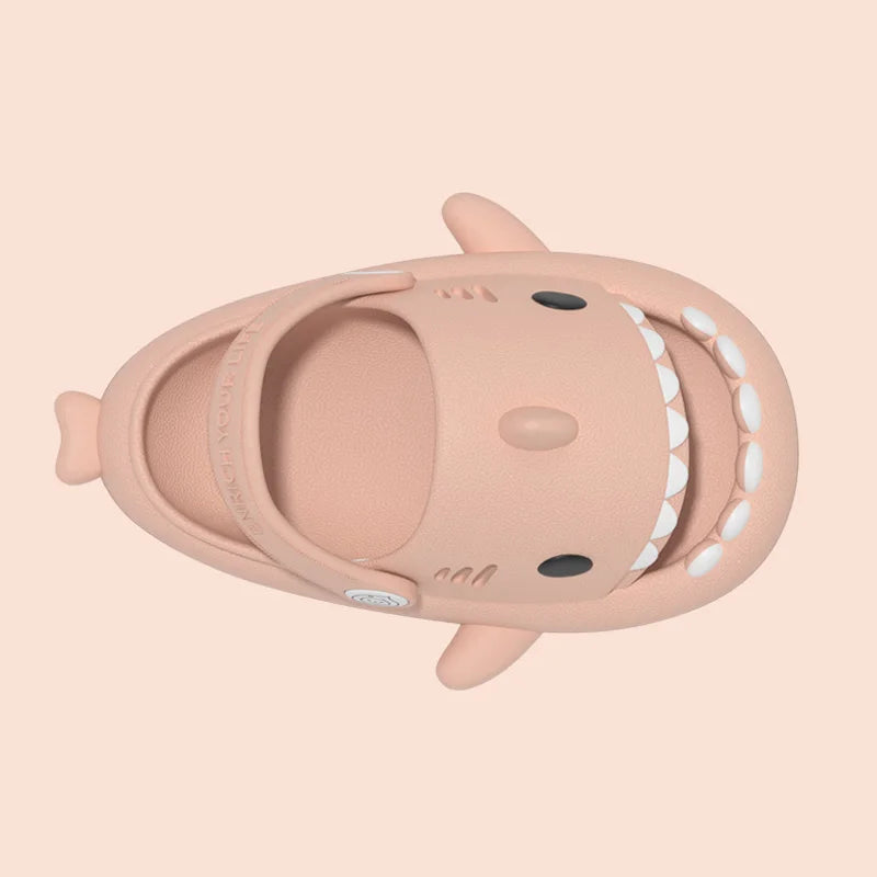 Kids Sandals | Cartoon Shark Design | Non-Slip Thick Soles | 4-6Y