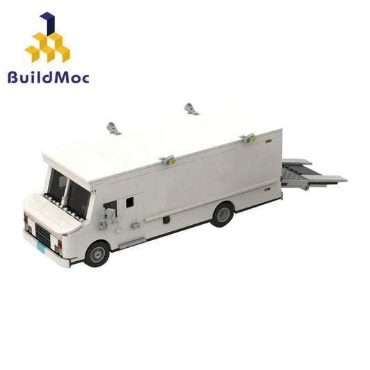 MOC Time Machine and Doc Brown Van Building Blocks Kit Idea Assemble Toyland EU