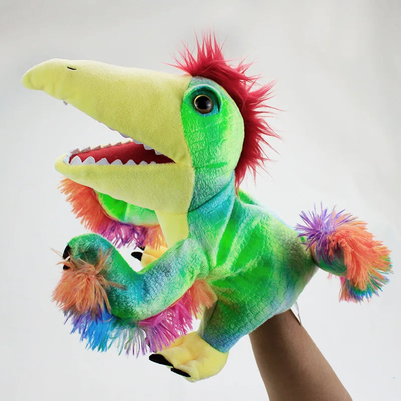 Dinosaur Hand Puppet Plush for Kids and Performances