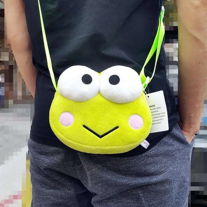 Keroppi Frog Plush Crossbody Bag for Kids - ToylandEU