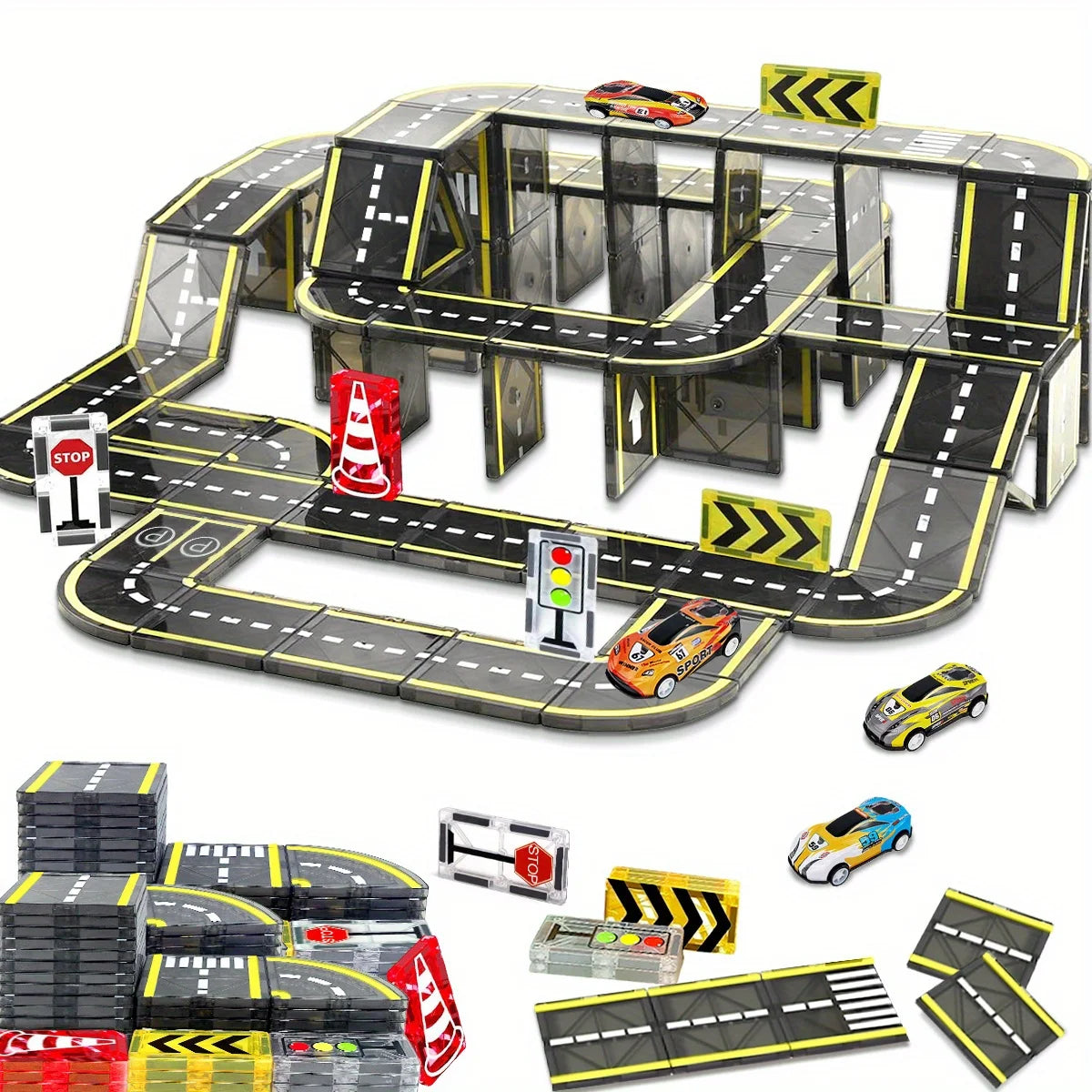 Magnetic Building Blocks | Magnetic Crane Car | STEM Toys Ages 3-6