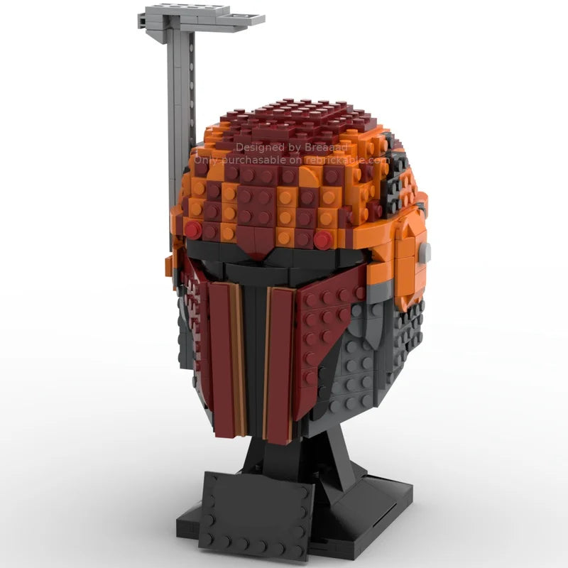 Building Blocks Helmet | Poseable Joint Design | Compatible Plastic Bricks | 14 Plus Age